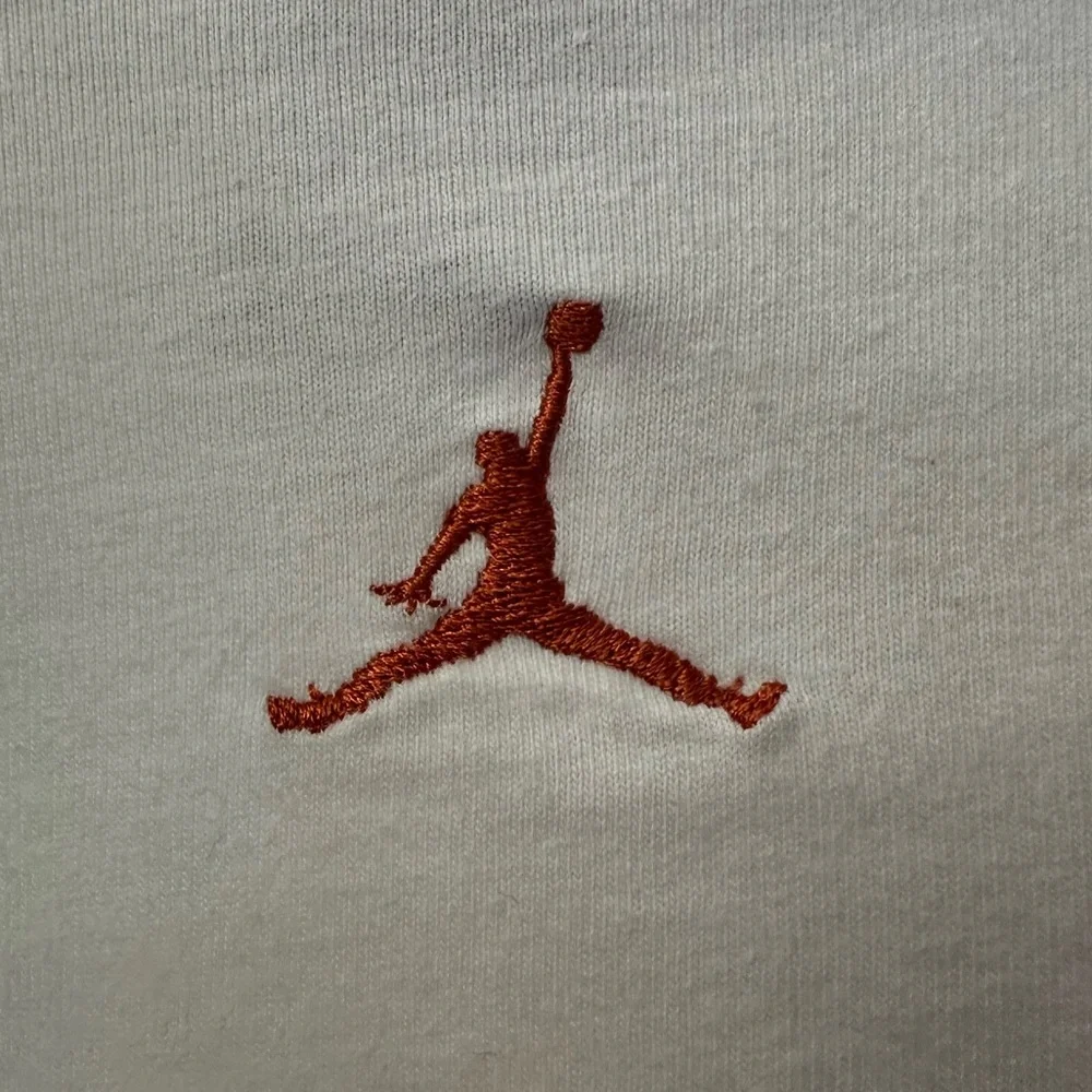 Nike Jordan All Over Front Print White Retro Shoes Sketch Orange Logo